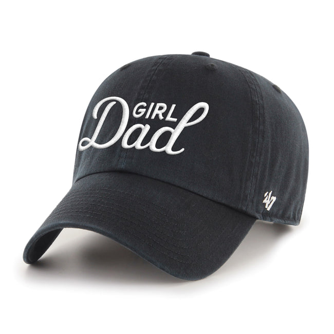 Girl Dad '47 Clean Up Hat-Hats-Bussin With The Boys-Black-One Size-Barstool Sports