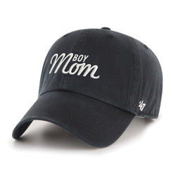 Boy Mom '47 Clean Up Hat-Hats-Barstool Sports-Black-One Size-Barstool Sports