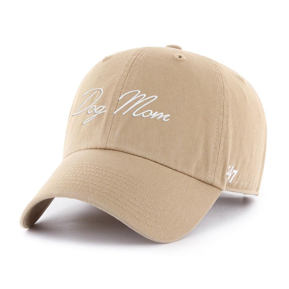 Dog Mom '47 Clean Up Hat-Hats-Barstool Sports-Khaki-Discontinued-One Size-Barstool Sports
