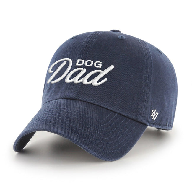 Dog Dad '47 Clean Up Hat-Hats-Barstool Sports-Navy-One Size-Barstool Sports