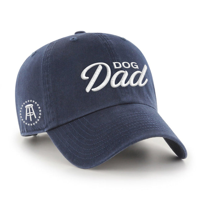 Dog Dad '47 Clean Up Hat-Hats-Barstool Sports-Navy-One Size-Barstool Sports