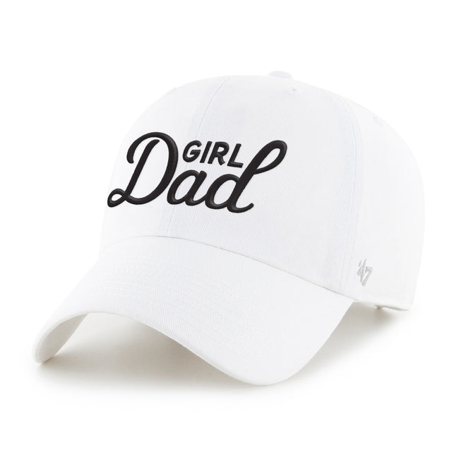 Girl Dad '47 Clean Up Hat-Hats-Bussin With The Boys-White-One Size-Barstool Sports