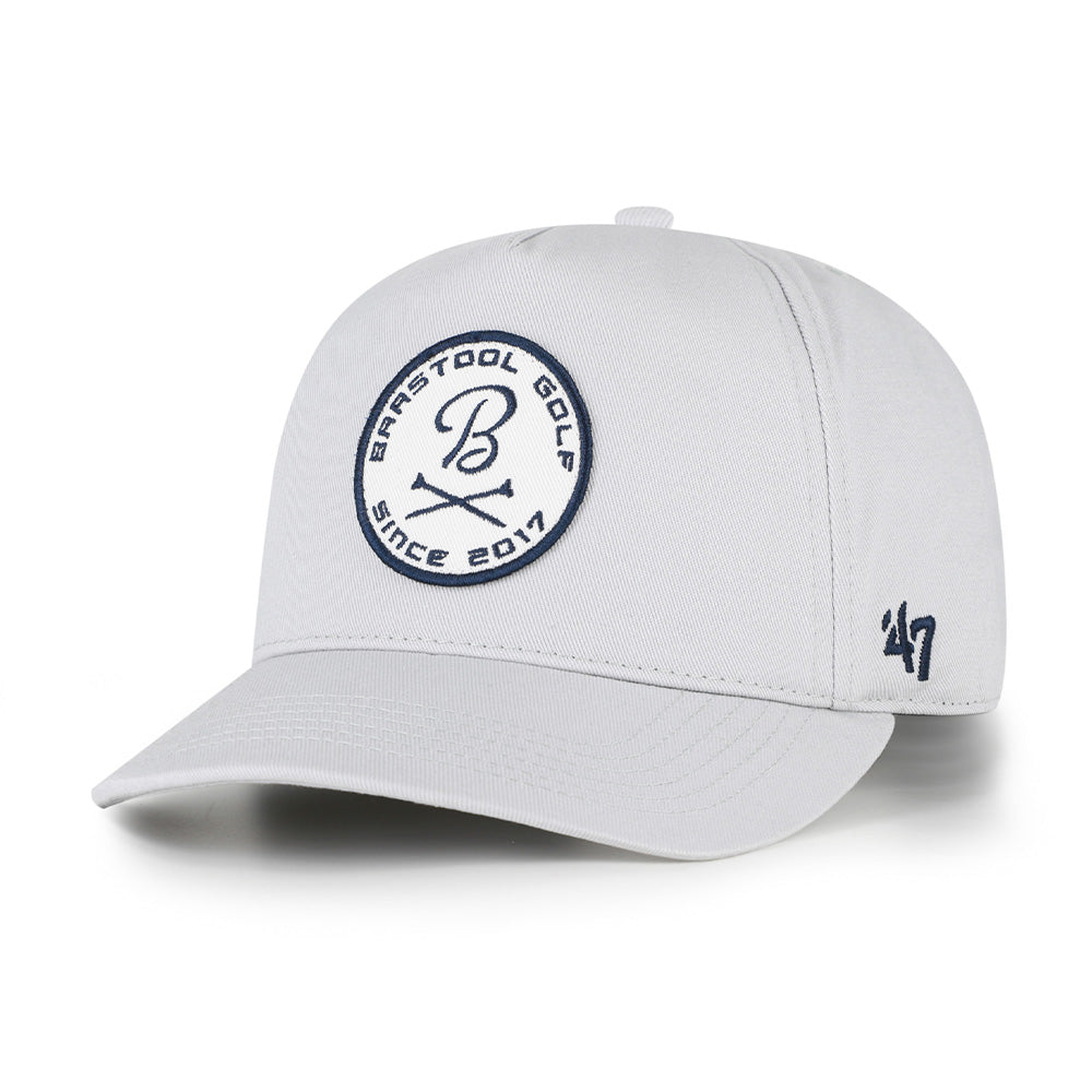 Barstool Golf Patch '47 HITCH Snapback Hat-Hats-Fore Play-Grey-One Size-Barstool Sports