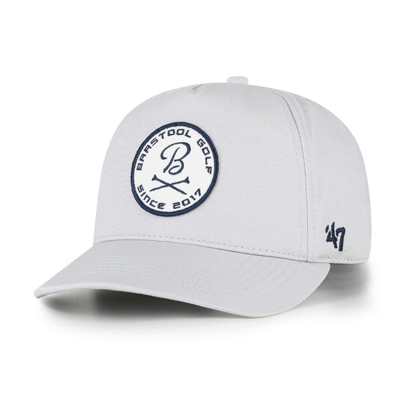 Barstool Golf Patch '47 HITCH Snapback Hat-Hats-Fore Play-Grey-One Size-Barstool Sports
