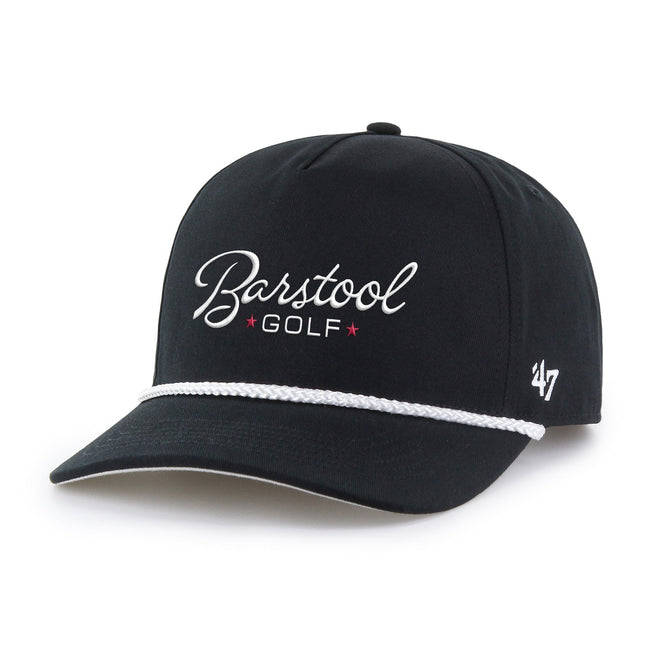 Barstool Golf '47 HITCH Rope Hat-Hats-Fore Play-Black-One Size-Barstool Sports