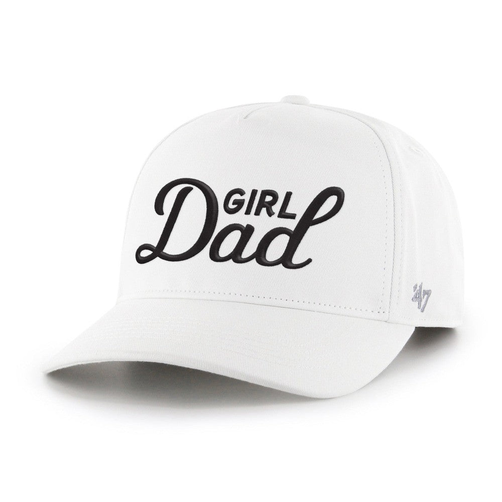 Girl Dad '47 HITCH Snapback Hat-Hats-Barstool Sports-White - Discontinued-One Size-Barstool Sports