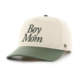Boy Mom '47 Two Tone HITCH Snapback Hat-Hats-Barstool Sports-Green-One Size-Barstool Sports