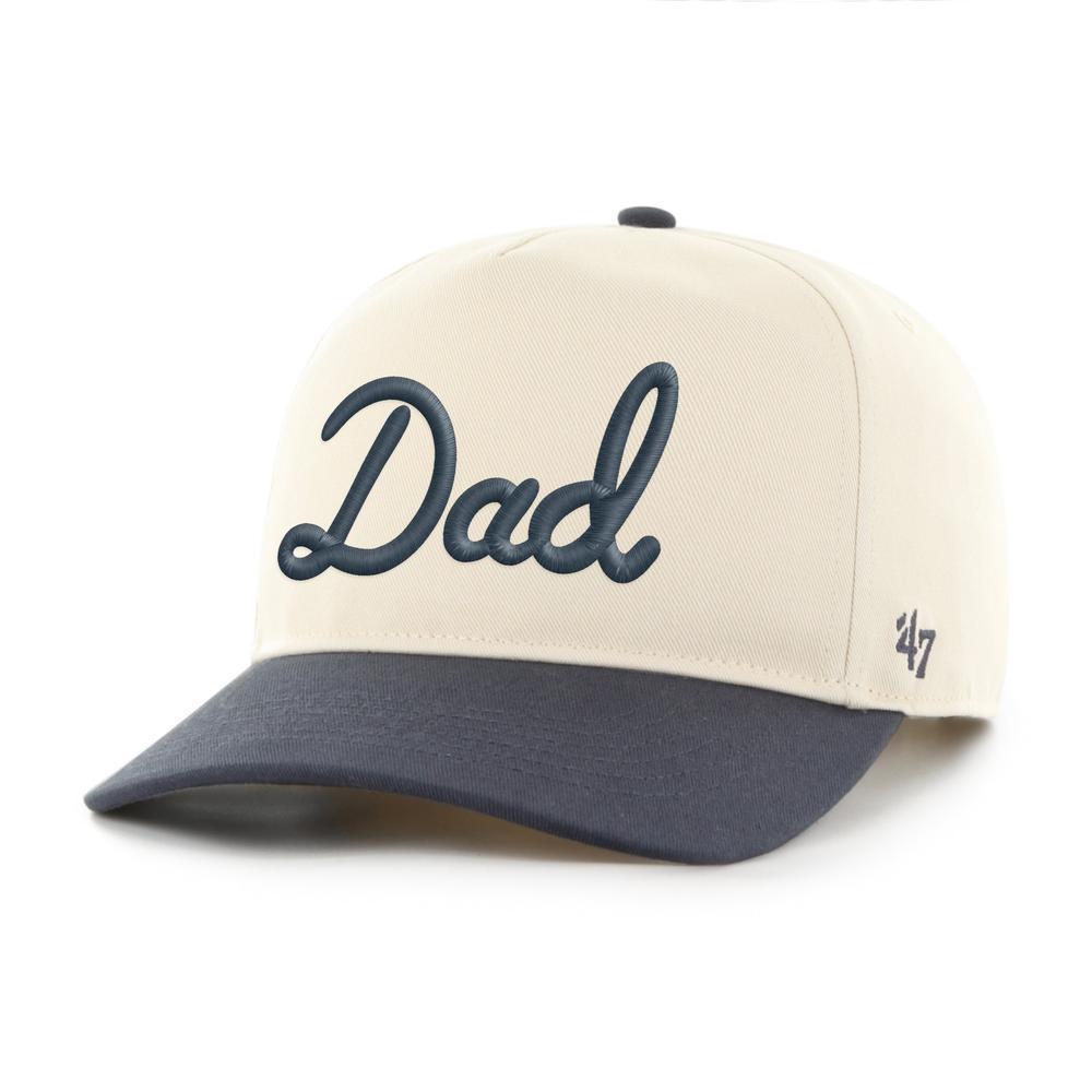Dad '47 HITCH Two Tone Snapback Hat-Hats-Barstool Sports-Navy-One Size-Barstool Sports
