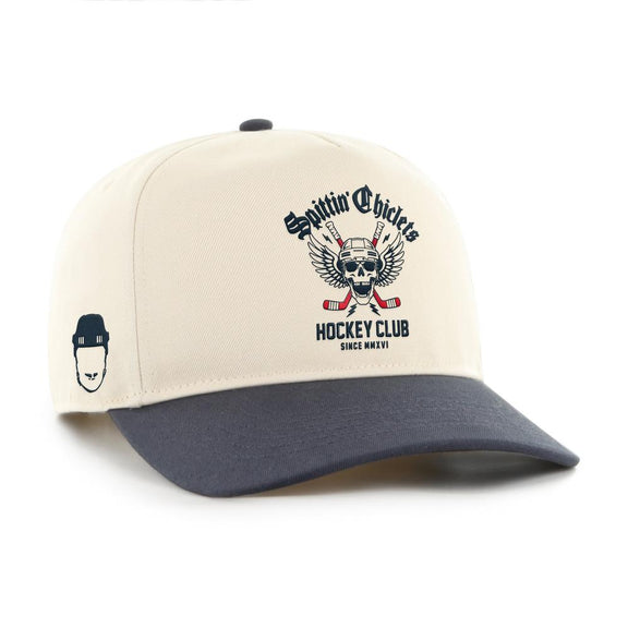 Spittin Chiclets Skull Wings '47 HITCH Snapback Hat-Hats-Spittin Chiclets-Navy-One Size-Barstool Sports