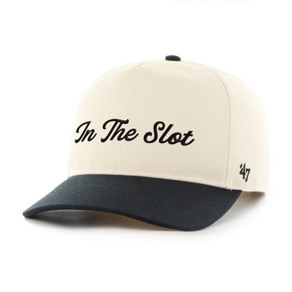 In The Slot '47 HITCH Snapback Hat-Hats-Barstool Sports-Black-One Size-Barstool Sports