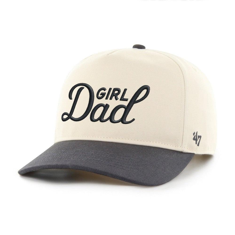 Girl Dad Two Tone '47 HITCH Snapback Hat-Hats-Barstool Sports-Charcoal-One Size-Barstool Sports