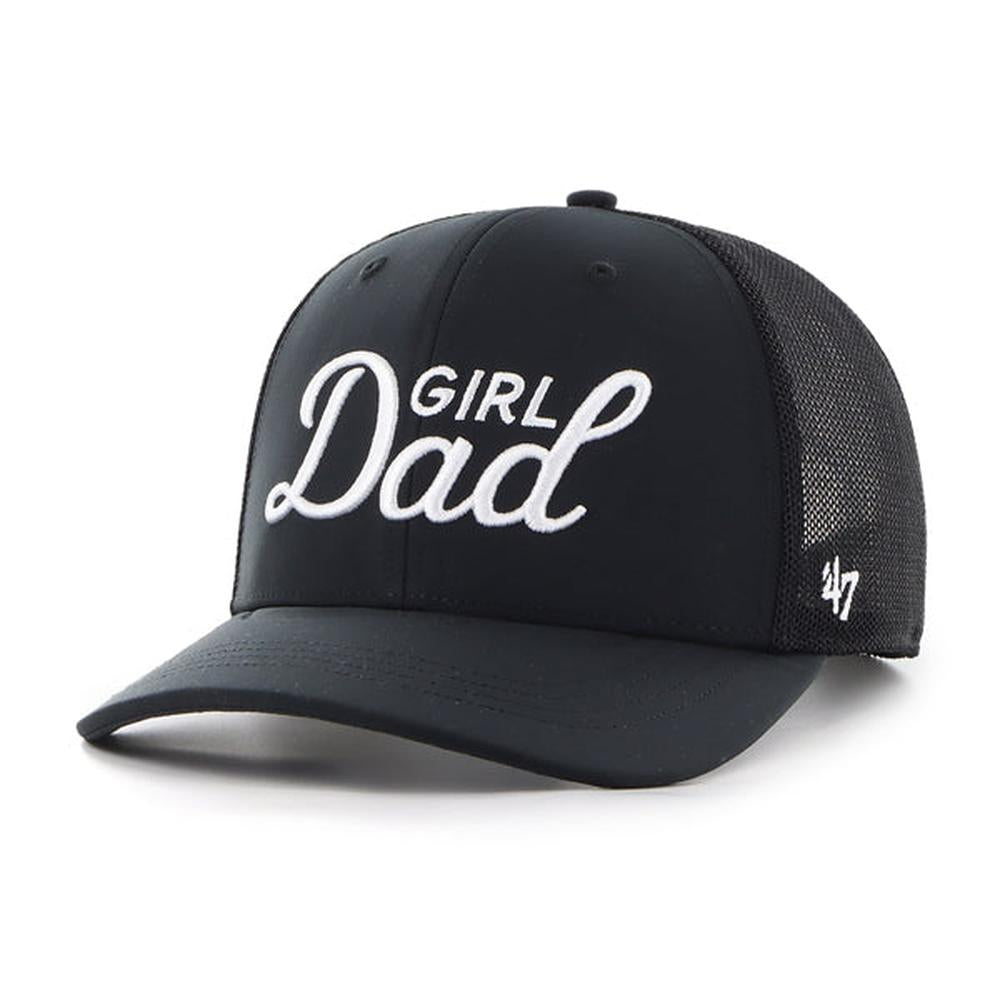 Girl Dad '47 Brrr Trucker Hat-Hats-Barstool Sports-Black - Discontinued-One Size-Barstool Sports
