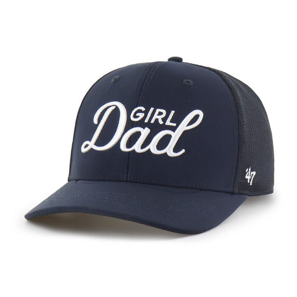Girl Dad '47 Brrr Trucker Hat-Hats-Barstool Sports-Navy-One Size-Barstool Sports