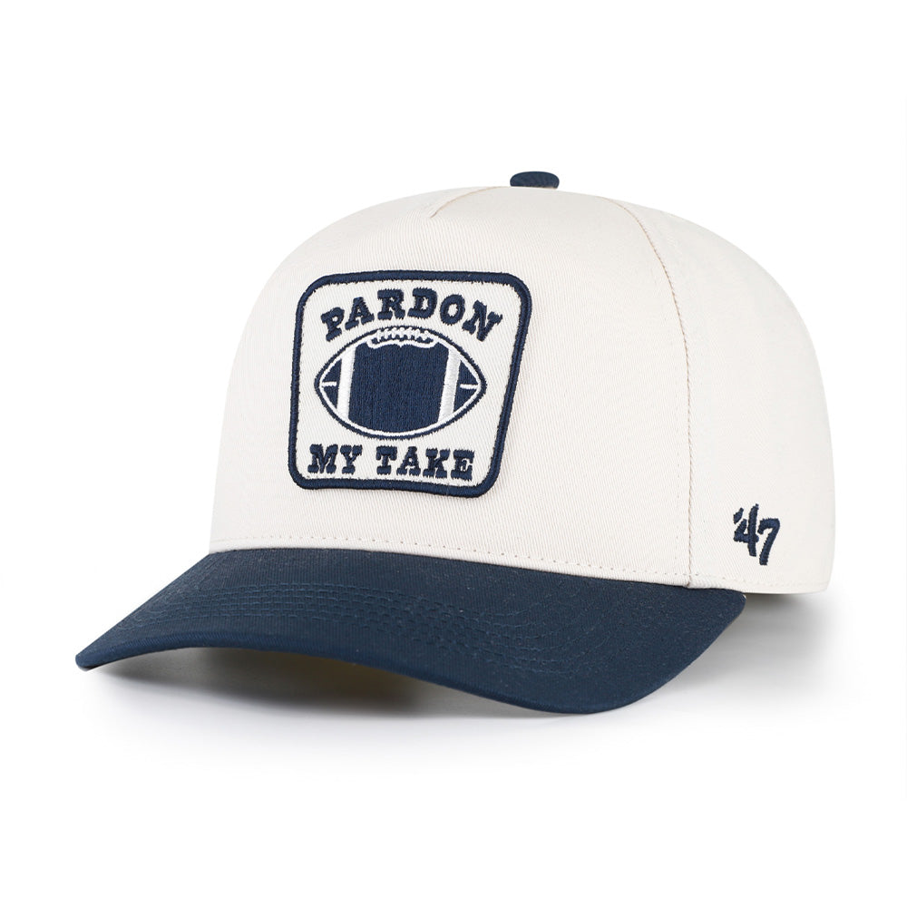 Pardon My Take Football Patch '47 HITCH Snapback Hat-Hats-Pardon My Take-Barstool Sports