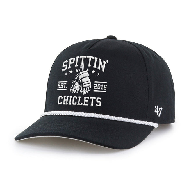 Spittin Chiclets '47 HITCH Rope Hat-Hats-Spittin Chiclets-Black-One Size-Barstool Sports