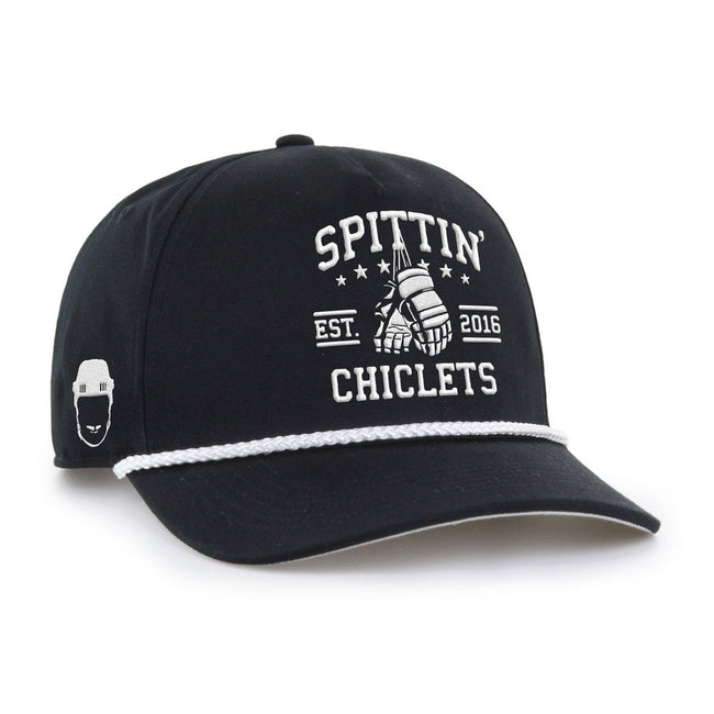 Spittin Chiclets '47 HITCH Rope Hat-Hats-Spittin Chiclets-Black-One Size-Barstool Sports