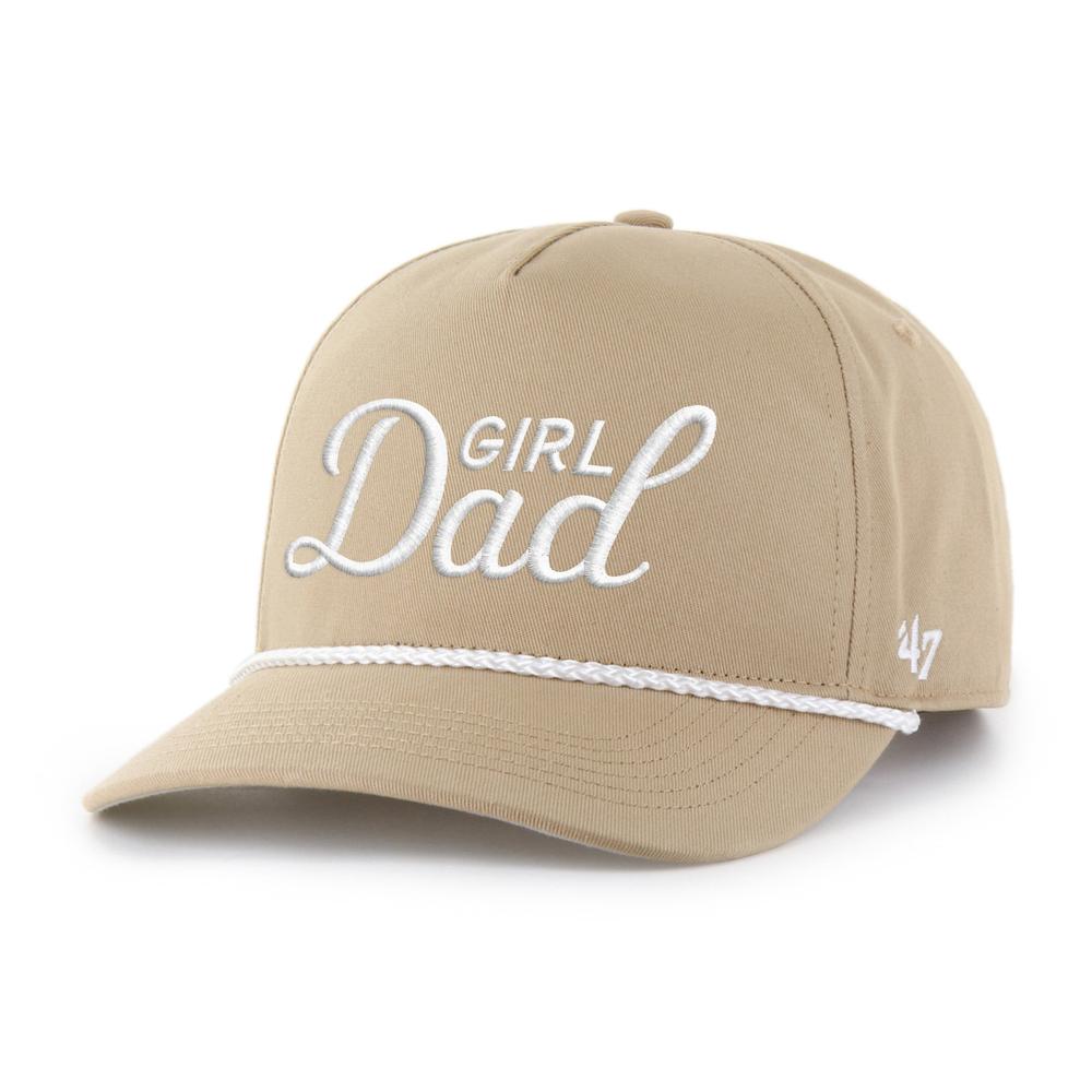 Girl Dad '47 HITCH Rope Snapback Hat-Hats-Barstool Sports-Khaki-Discontinued-One Size-Barstool Sports
