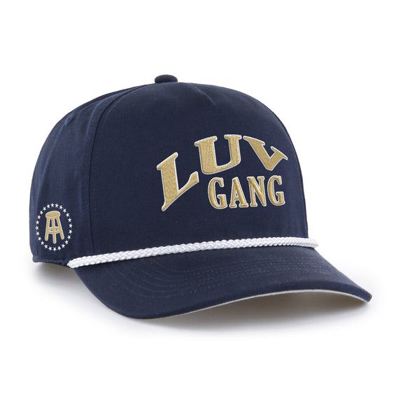 Luv Gang Wave '47 HITCH Rope Hat-Hats-The Pat Bev Podcast with Rone-Navy-One Size-Barstool Sports
