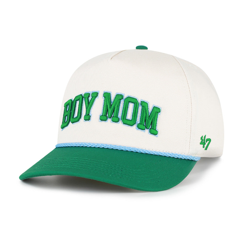 Boy Mom Varsity '47 HITCH Rope Hat-Hats-Barstool Sports-Green-One Size-Barstool Sports