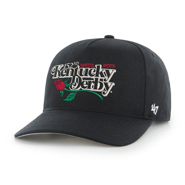 2026 Kentucky Derby x Barstool Sports Rose '47 Hitch Snapback-Hats-Barstool Sports-Black-One Size-Barstool Sports