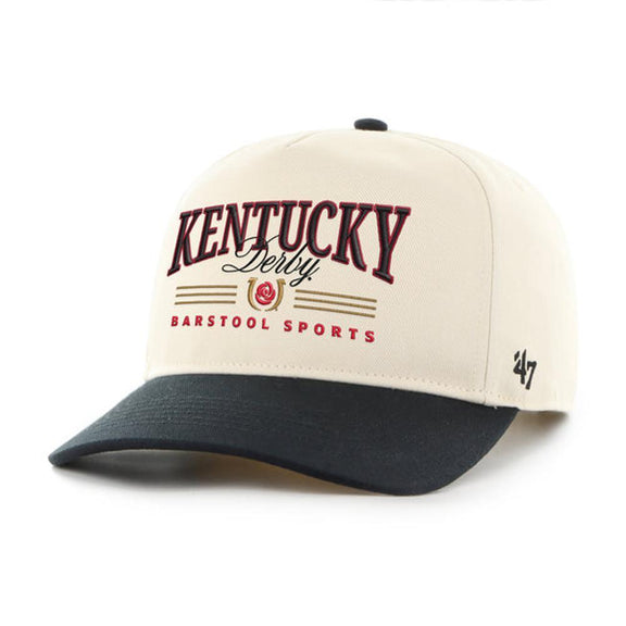 2026 Kentucky Derby x Barstool Sports Tradition '47 Hitch Snapback-Hats-Barstool Sports-Natural/Black-One Size-Barstool Sports