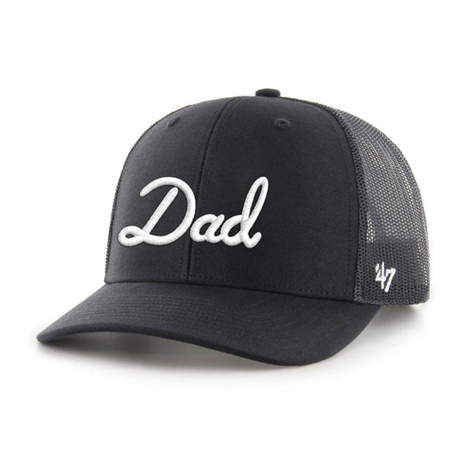 Dad '47 Trucker Hat-Hats-Bussin With The Boys-Black-One Size-Barstool Sports