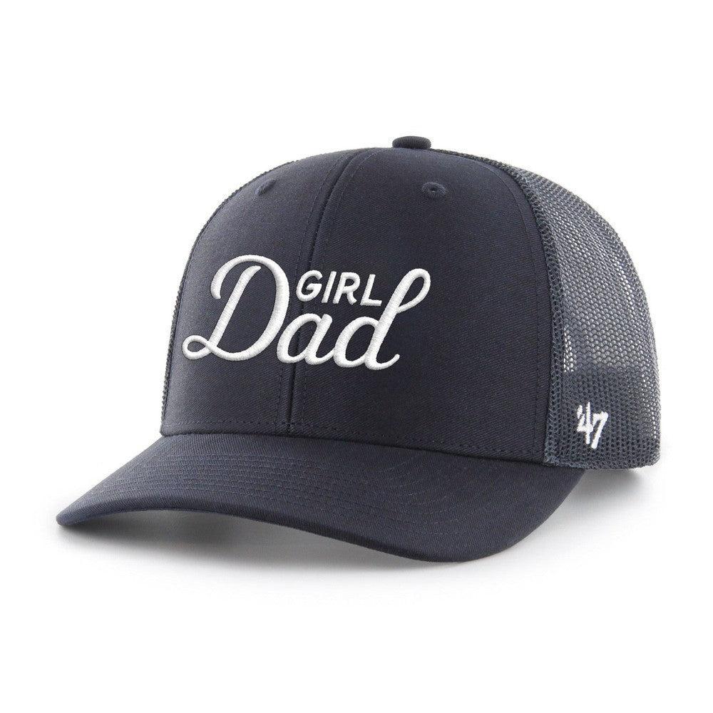 Girl Dad '47 Trucker Hat-Hats-Barstool Sports-Navy-One Size-Barstool Sports