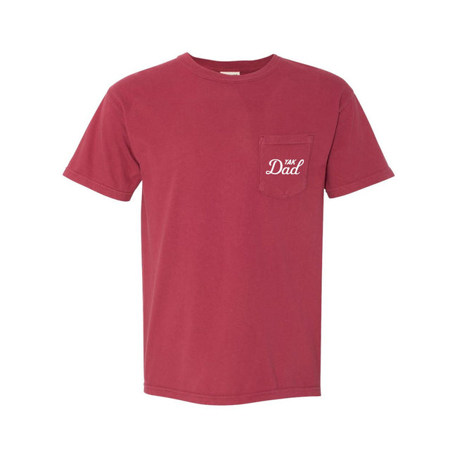 YAK Dad Pocket Tee-T-Shirts-The Yak-Red-S-Barstool Sports