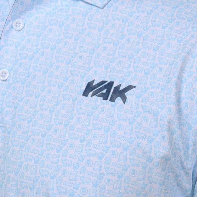The YAK Printed Polo-Polos-The Yak-Barstool Sports