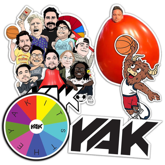 The YAK Sticker Pack-Stickers-The Yak-Barstool Sports