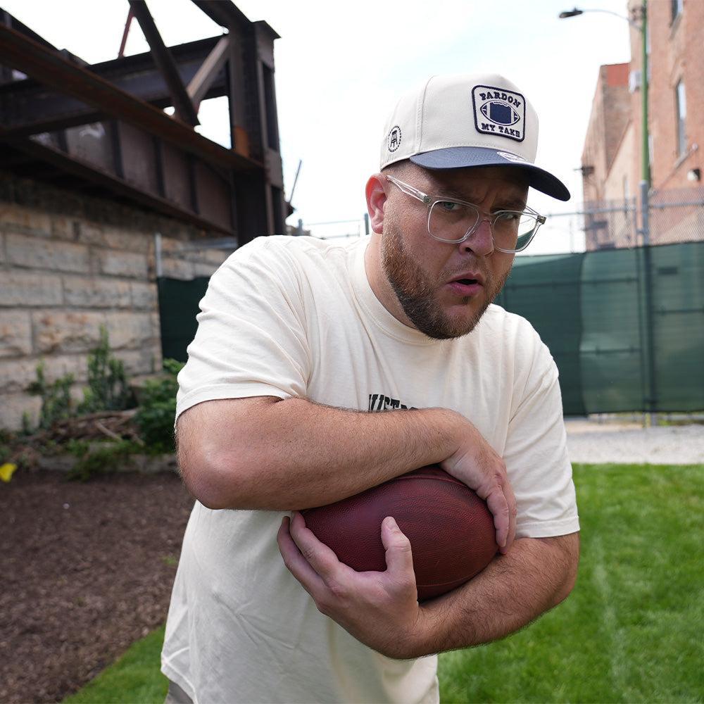 Pardon My Take Football Patch '47 HITCH Snapback Hat-Hats-Pardon My Take-Barstool Sports