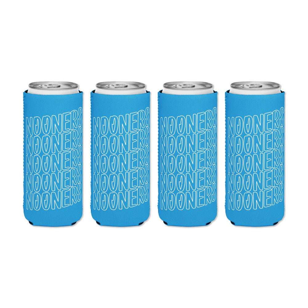 Nooners Can Cooler 4 Pack (Blue)-Bundles-Nooners-Barstool Sports