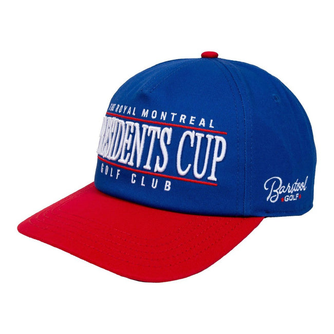 Barstool Golf x Presidents Cup Roscoe Snapback Hat-Hats-Fore Play-Blue-One Size-Barstool Sports