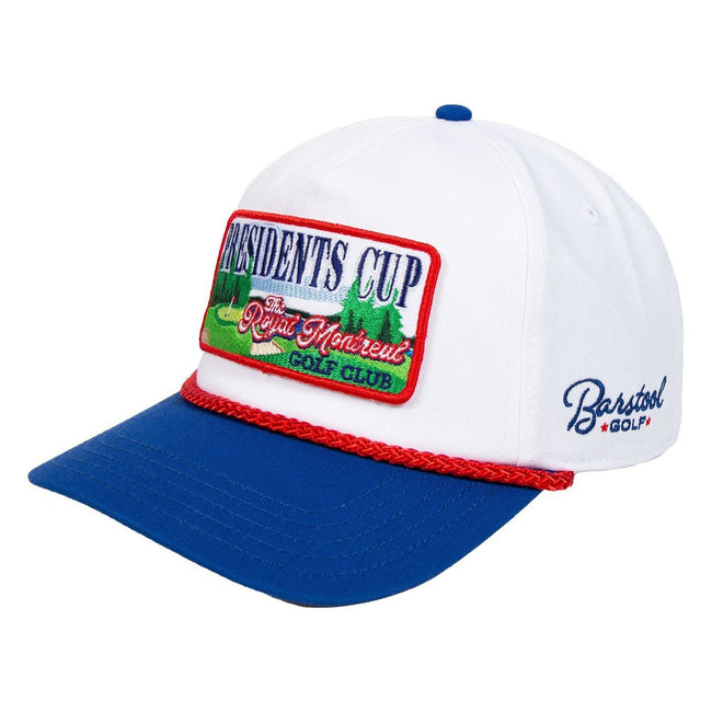 Barstool Golf x Presidents Cup Course Patch Hat-Hats-Fore Play-White-One Size-Barstool Sports