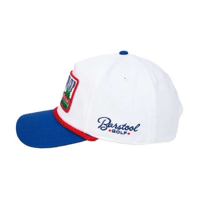 Barstool Golf x Presidents Cup Course Patch Hat-Hats-Fore Play-White-One Size-Barstool Sports