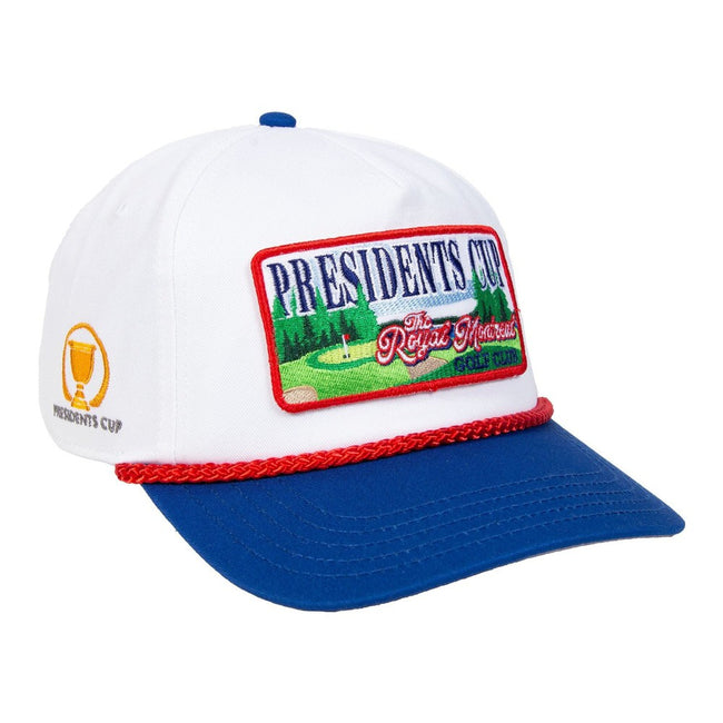 Barstool Golf x Presidents Cup Course Patch Hat-Hats-Fore Play-White-One Size-Barstool Sports