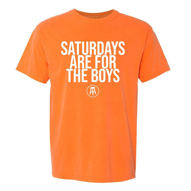 Saturdays Are For The Boys Tee-T-Shirts-SAFTB-Orange-S-Barstool Sports