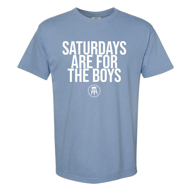 Saturdays Are For The Boys Tee-T-Shirts-SAFTB-Blue-S-Barstool Sports