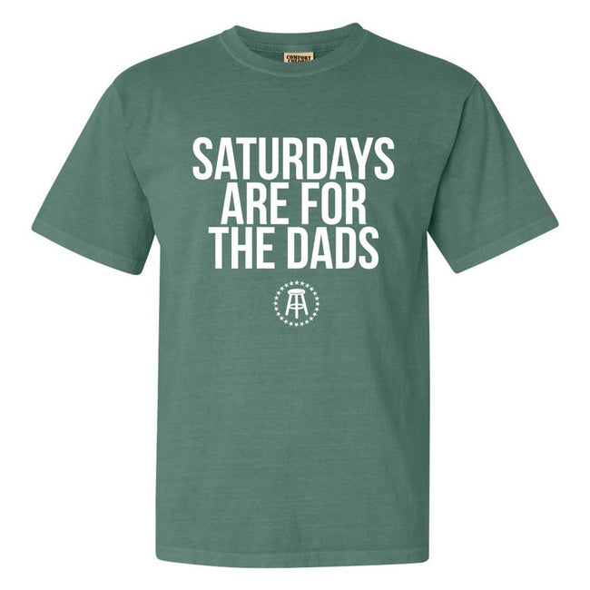 Saturdays Are For The Dads II Tee-T-Shirts-SAFTB-Green-S-Barstool Sports