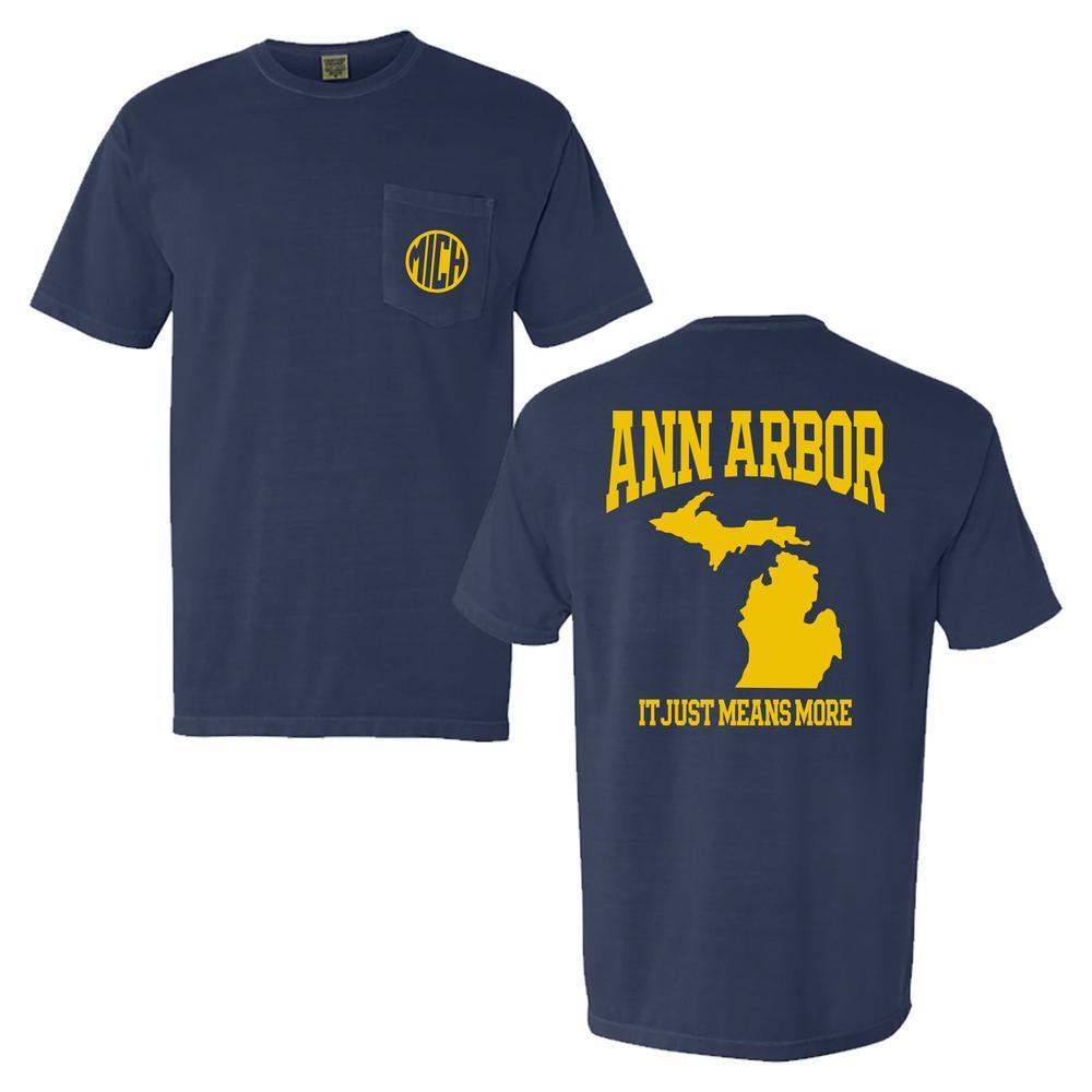 Means More Ann Arbor Pocket Tee-T-Shirts-Barstool U-Barstool Sports