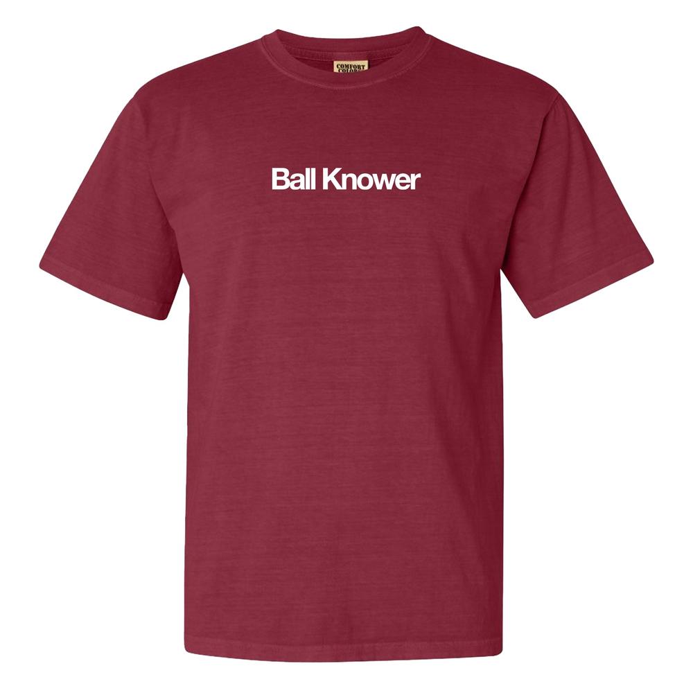 Ball Knower Tee-T-Shirts-Mostly Sports-Maroon-S-Barstool Sports