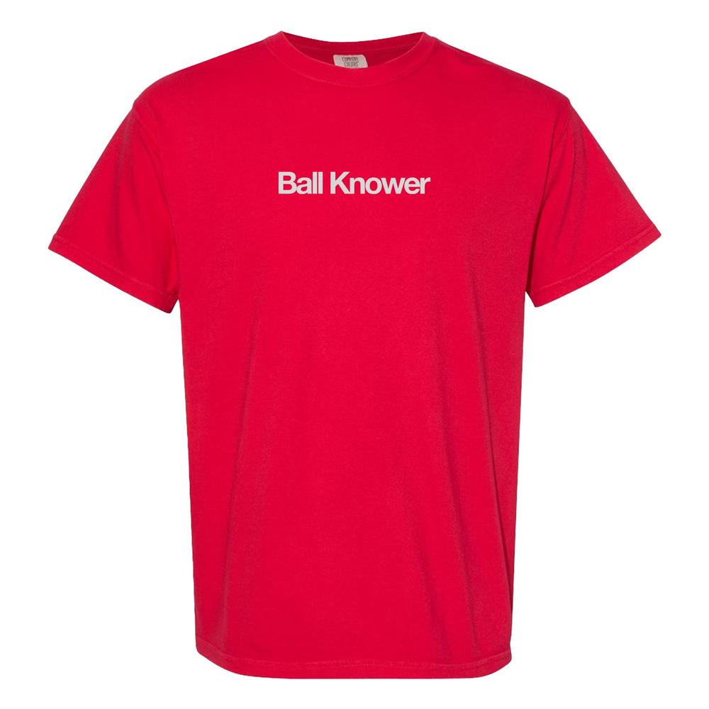 Ball Knower Tee-T-Shirts-Mostly Sports-Red-S-Barstool Sports