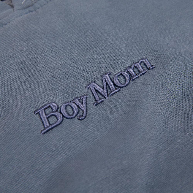 Boy Mom Raised Embroidery Pigment Dyed Hoodie-Hoodies & Sweatshirts-Barstool Sports-Barstool Sports