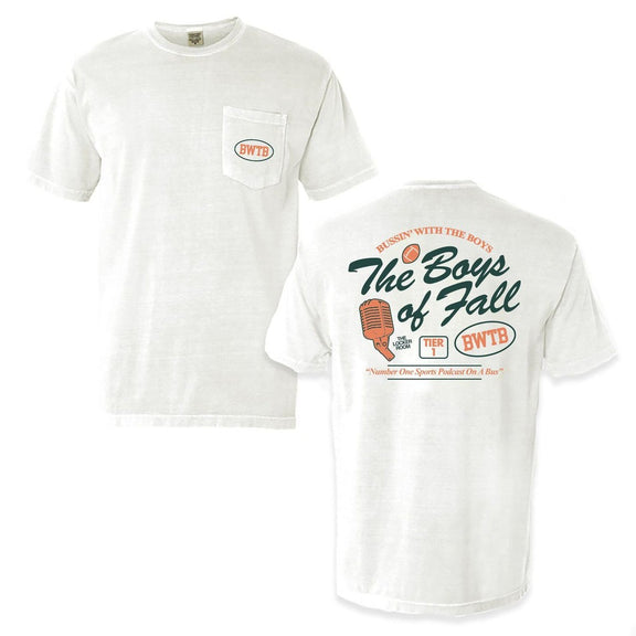 The Boys of Fall Pocket Tee-T-Shirts-Bussin With The Boys-Green-S-Barstool Sports