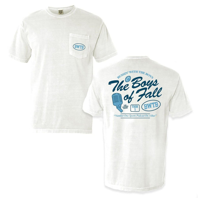 The Boys of Fall Pocket Tee-T-Shirts-Bussin With The Boys-Blue-S-Barstool Sports