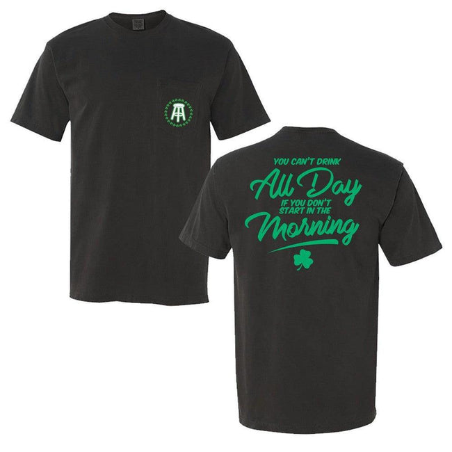 Can't Drink All Day Pocket Tee-T-Shirts-Barstool Sports-Black-S-Barstool Sports
