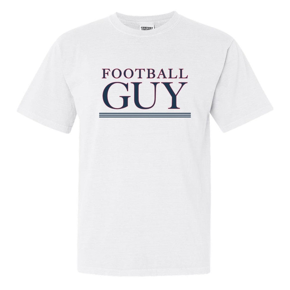 Football Guy Tee-T-Shirts-Pardon My Take-White-S-Barstool Sports