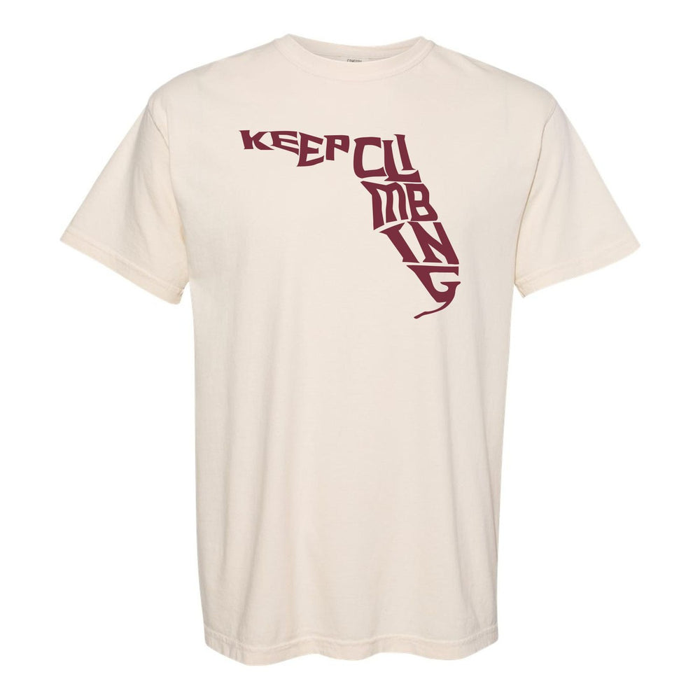 Keep Climbing Tee-T-Shirts-Barstool U-Ivory-S-Barstool Sports