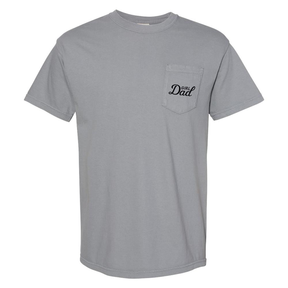 Girl Dad Pocket Tee-T-Shirts-Barstool Sports-Grey-S-Barstool Sports