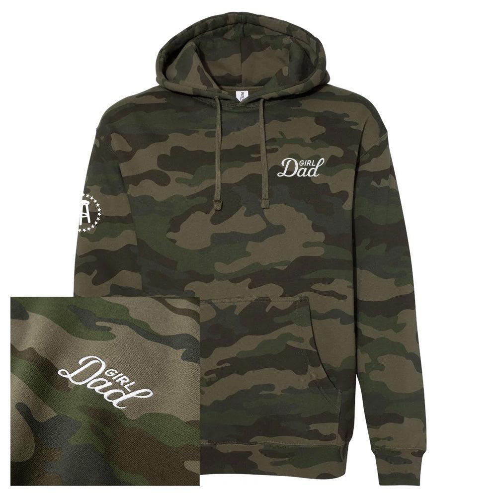 Girl Dad Embroidered Camo Hoodie-Hoodies & Sweatshirts-Barstool Sports-Barstool Sports